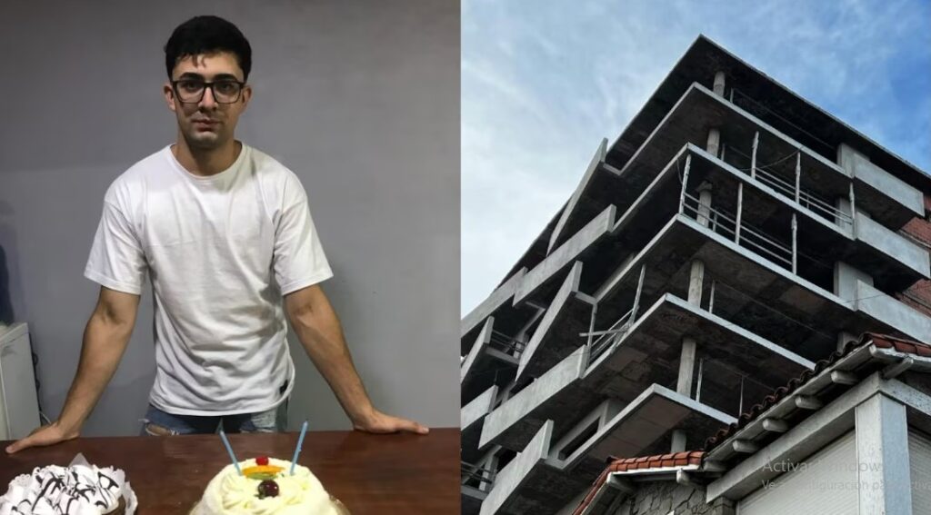 Iba en su moto nueva y murió al ser golpeado por una placa que cayó de un edificio: el reclamo de su familia